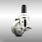 Service Caster 3 Inch 316SS Gray Polyurethane Swivel 1-1/4 Inch Expanding Stem Caster Brake SCC-SS316EX20S314-PPUB-TLB-114 - alternate 1